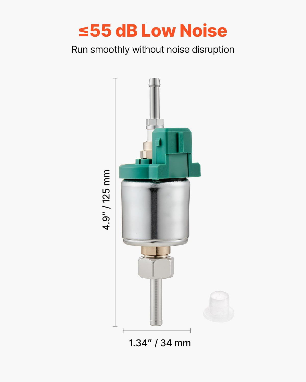 Diesel Heater Fuel Pump, 12V DC Car Air Heater Diesel Fuel Dosing Pump, 22ML Aluminum Air Diesels Parking V952-YBYGPJYBDYB18YD6D001V0