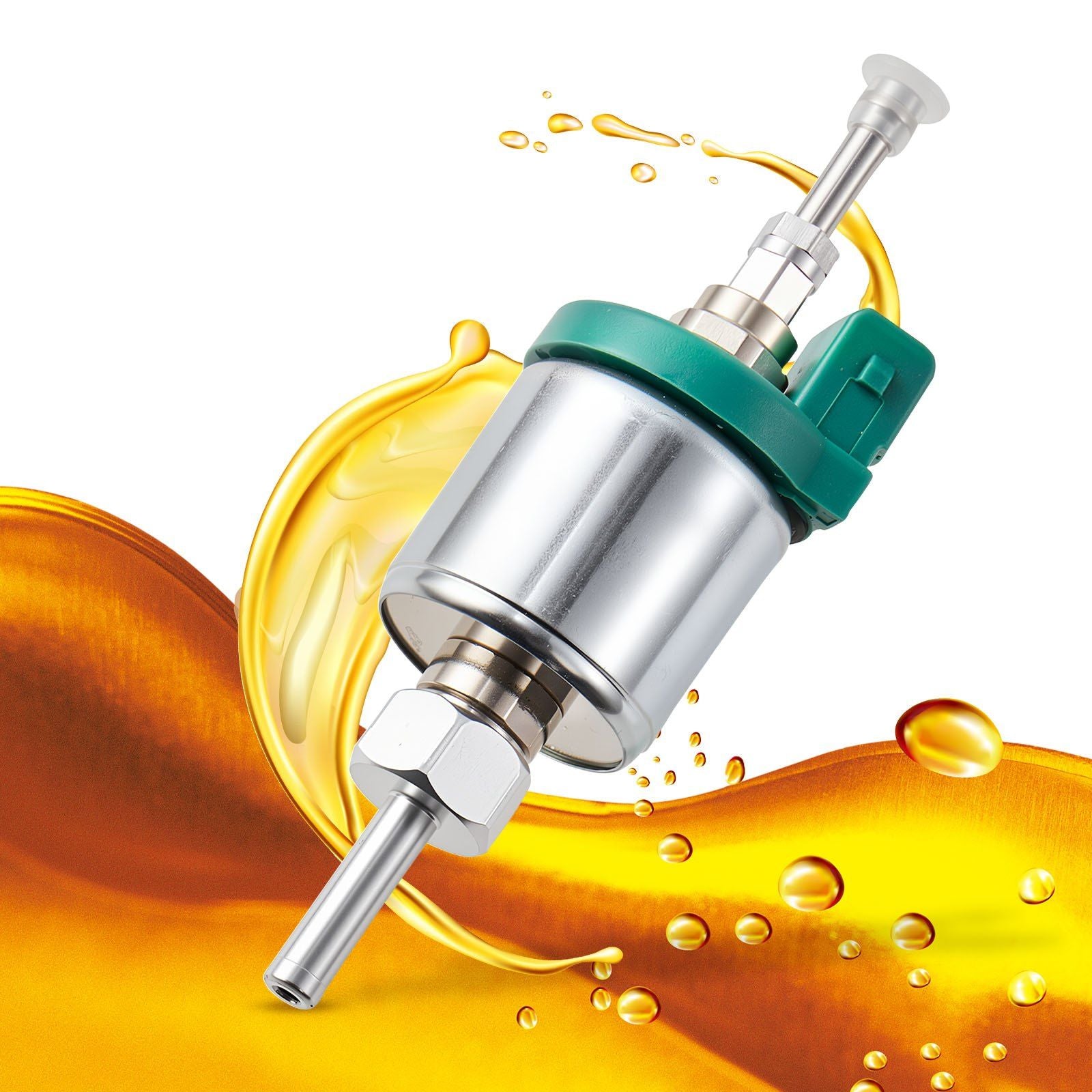 Diesel Heater Fuel Pump, 12V DC Car Air Heater Diesel Fuel Dosing Pump, 22ML Aluminum Air Diesels Parking V952-YBYGPJYBDYB18YD6D001V0