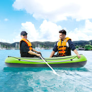Inflatable Boat, 2-Person Inflatable Fishing Boat, Strong PVC Portable Boat Raft Kayak, Includes 1158 mm V952-YCK2RK0000004FUE8V0