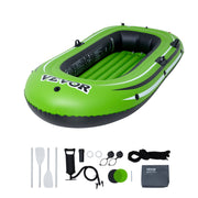Inflatable Boat, 2-Person Inflatable Fishing Boat, Strong PVC Portable Boat Raft Kayak, Includes 1158 mm V952-YCK2RK0000004FUE8V0