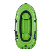 Inflatable Boat, 4-Person Inflatable Fishing Boat, Strong PVC Portable Boat Raft Kayak, 1158mm Aluminum Oars, V952-YCK4RK00000087X5RV0