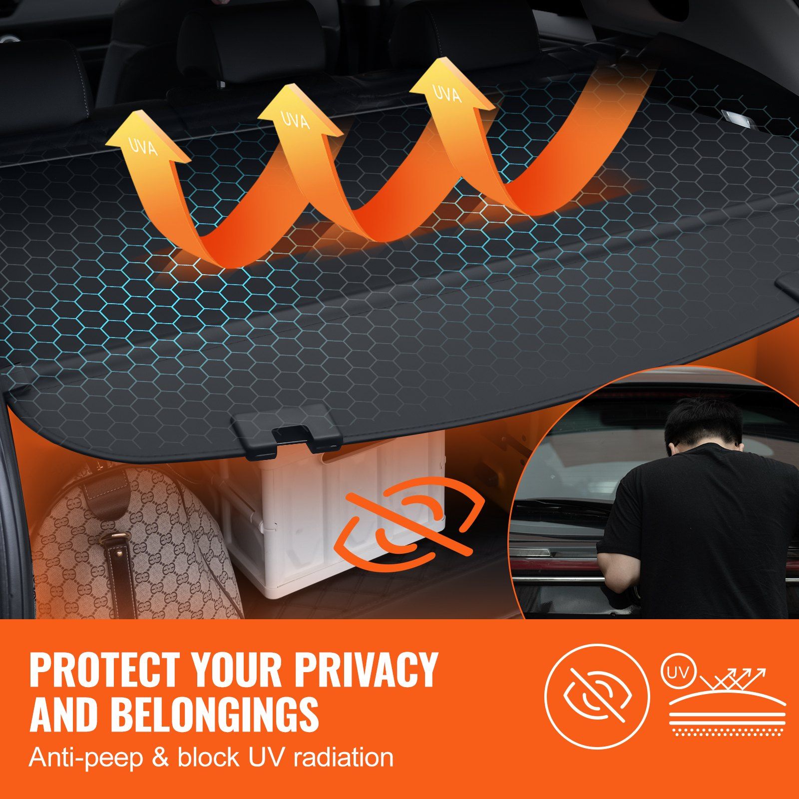 Retractable Cargo Cover for Mazda, Upgraded Waterproof Trunk Cover Security Shield Shade for Mazda CX-5 V952-YCKSSSHCGYCK3IQI4V0