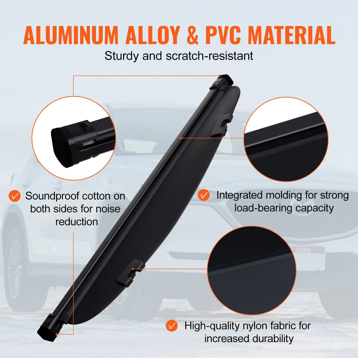 Retractable Cargo Cover for Mazda, Upgraded Waterproof Trunk Cover Security Shield Shade for Mazda CX-5 V952-YCKSSSHCGYCK3IQI4V0