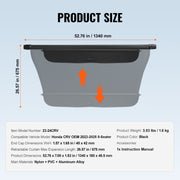 Retractable Cargo Cover for Honda, Upgraded Waterproof Trunk Cover Security Shield Shade for Honda CRV V952-YCKSSSHCGYCKLJ727V0