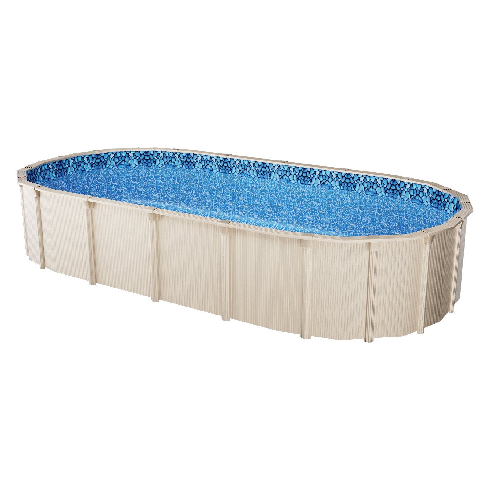Oval Pool Liner 15x30ft Overlap Style Pool Liner 54in Wall Height V952-YCNCOVAL15309D7RJV0