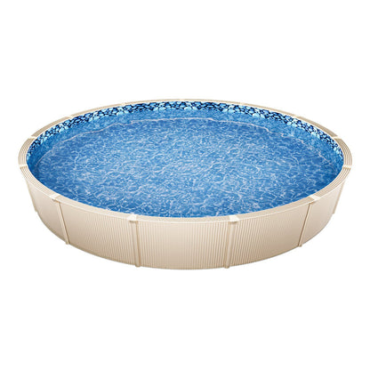 21-ft Round Above Ground Pool Liner, Unibead Pool Liners, Standard Gauge, 52inch Wall Height, Designed for V952-YCNCROUND21FQ8ZXNV0