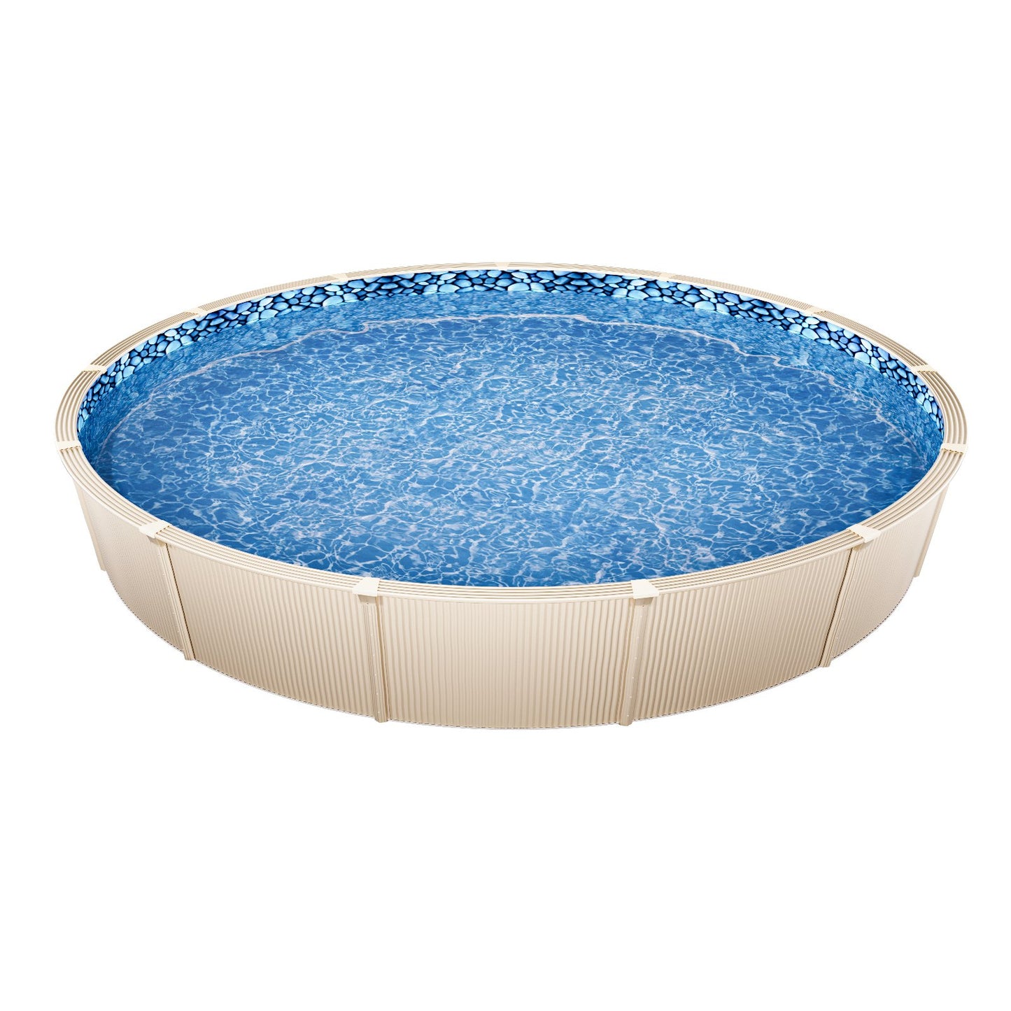 Round Pool Liner 24ft Overlap Style Pool Liner 54in Wall Height V952-YCNCROUND24F9N24HV0