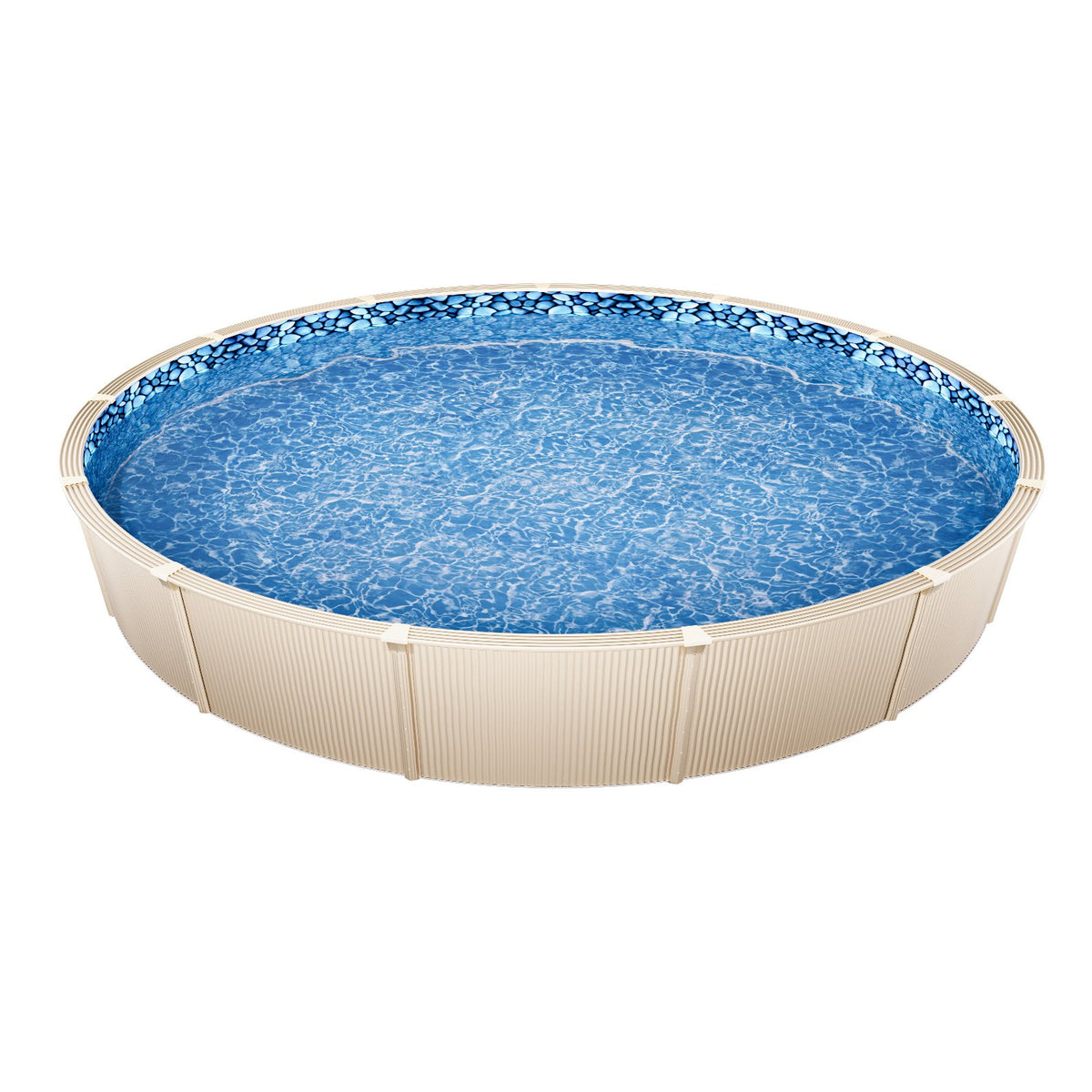 Round Pool Liner 24ft Overlap Style Pool Liner 54in Wall Height V952-YCNCROUND24F9N24HV0