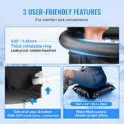 Ice Bath Tub, 80 cm Long Cold Water Therapy Plunge Tub for Athletes, Portable Outdoor Ice Barrel Plunge Pool V952-YCQHK75800008A5T6V0