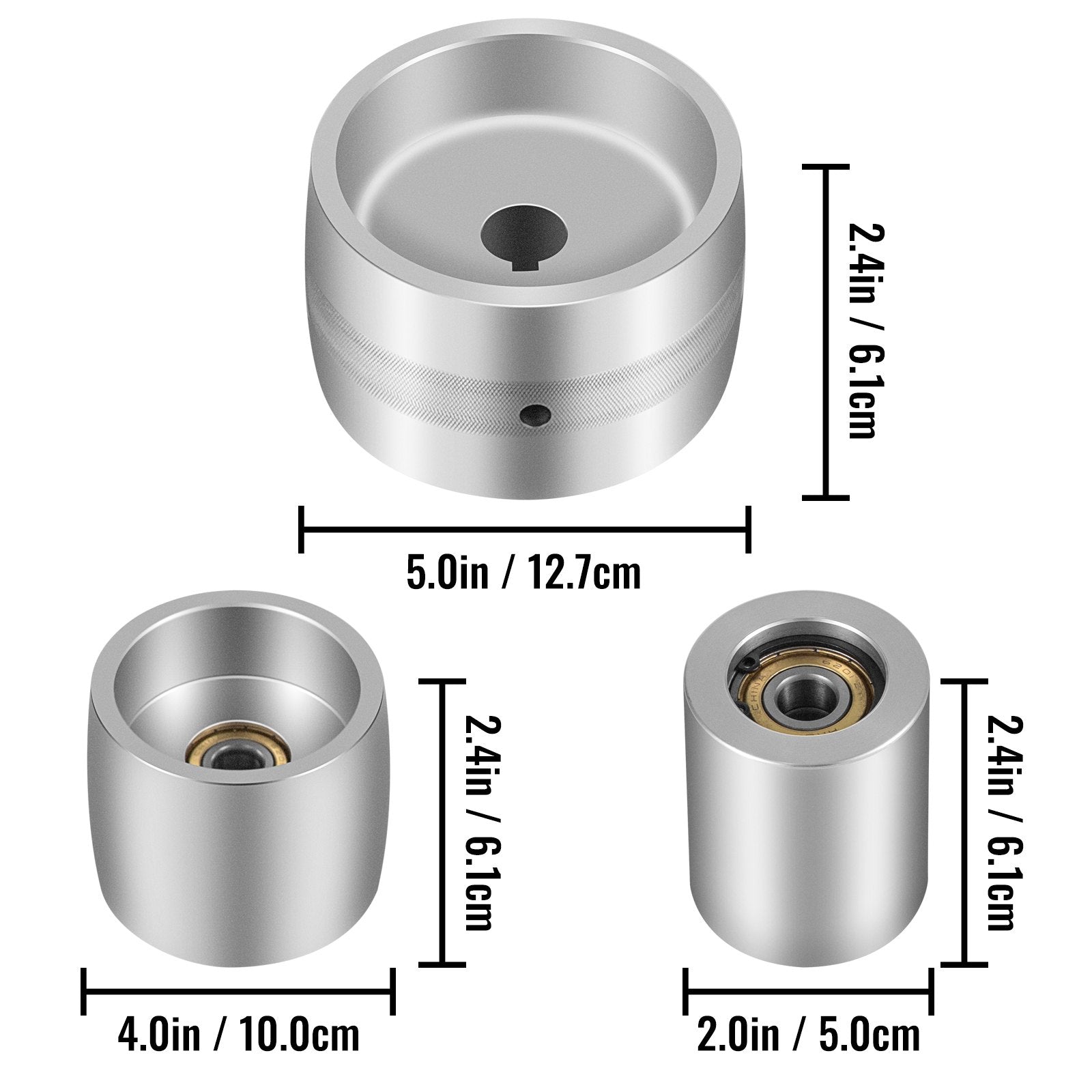 Belt Knife Grinder 2"x72" Wheel Set 5" Drive 5/8" Bore 4" Track 2" Idler V952-YCSDJQDL55824SFNXV0