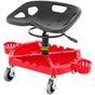 Rolling Garage Stool, 300LBS Capacity, Adjustable Height from 18 in to 23 in, 360-degree Swivel Wheels (4""), V952-YCTYXAPJYL4PDBZGEV0
