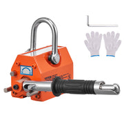 Magnetic Lifter, 100 kg/220 lbs Pulling Capacity, 2.5 Safety Factor, Neodymium & Steel, Lifting Magnet with V952-YCXPU100KGN42OJ37V0