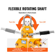 Magnetic Lifter, 300 kg Pulling Capacity, 2.5 Safety Factor, Neodymium & Steel, Lifting Magnet with Release, V952-YCXPU300KGN423Z5HV0