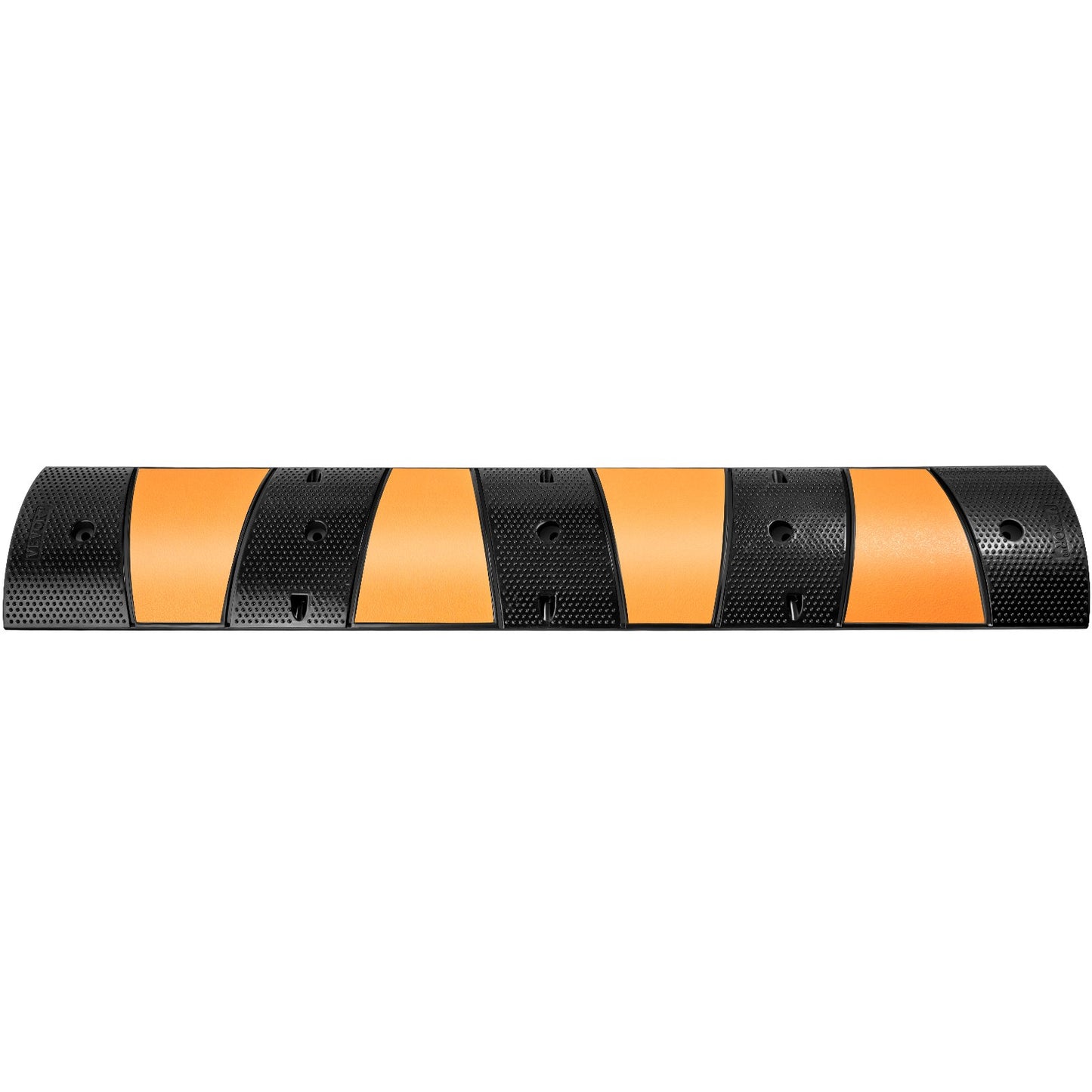 Rubber Speed Bump, 1 Pack 2 Channel Speed Bump Hump, 72.8"" Long Modular Speed Bump Rated 22000 LBS Load V952-YCZDLCG721PCSMUYHV0