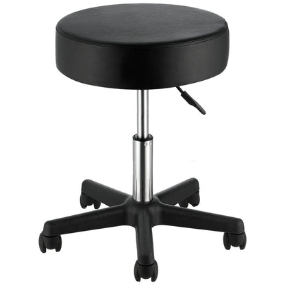 Rolling Stools with Wheels, 400 LBS Weight Capacity Adjustable Height Stool with Ultra-Thick Seat Cushion, V952-YDHSNLYXWKBWF5VS0V0
