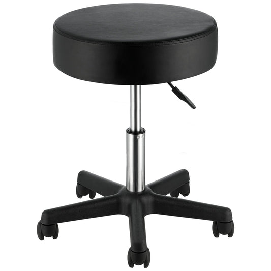 Rolling Stools with Wheels, 400 LBS Weight Capacity Adjustable Height Stool with Ultra-Thick Seat Cushion, V952-YDHSNLYXWKBWF5VS0V0