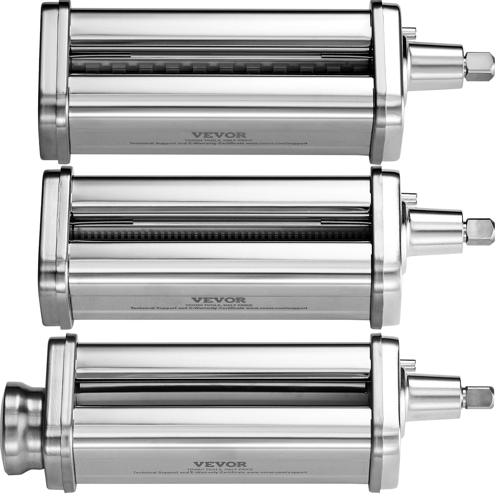 3Pcs Pasta Attachment for KitchenAid Stand Mixer Pasta Roller Cutter Set V952-YDLMGL3JT000SQV28V0