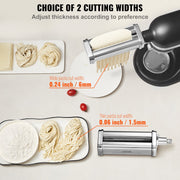 3Pcs Pasta Attachment for KitchenAid Stand Mixer Pasta Roller Cutter Set V952-YDLMGL3JT000SQV28V0