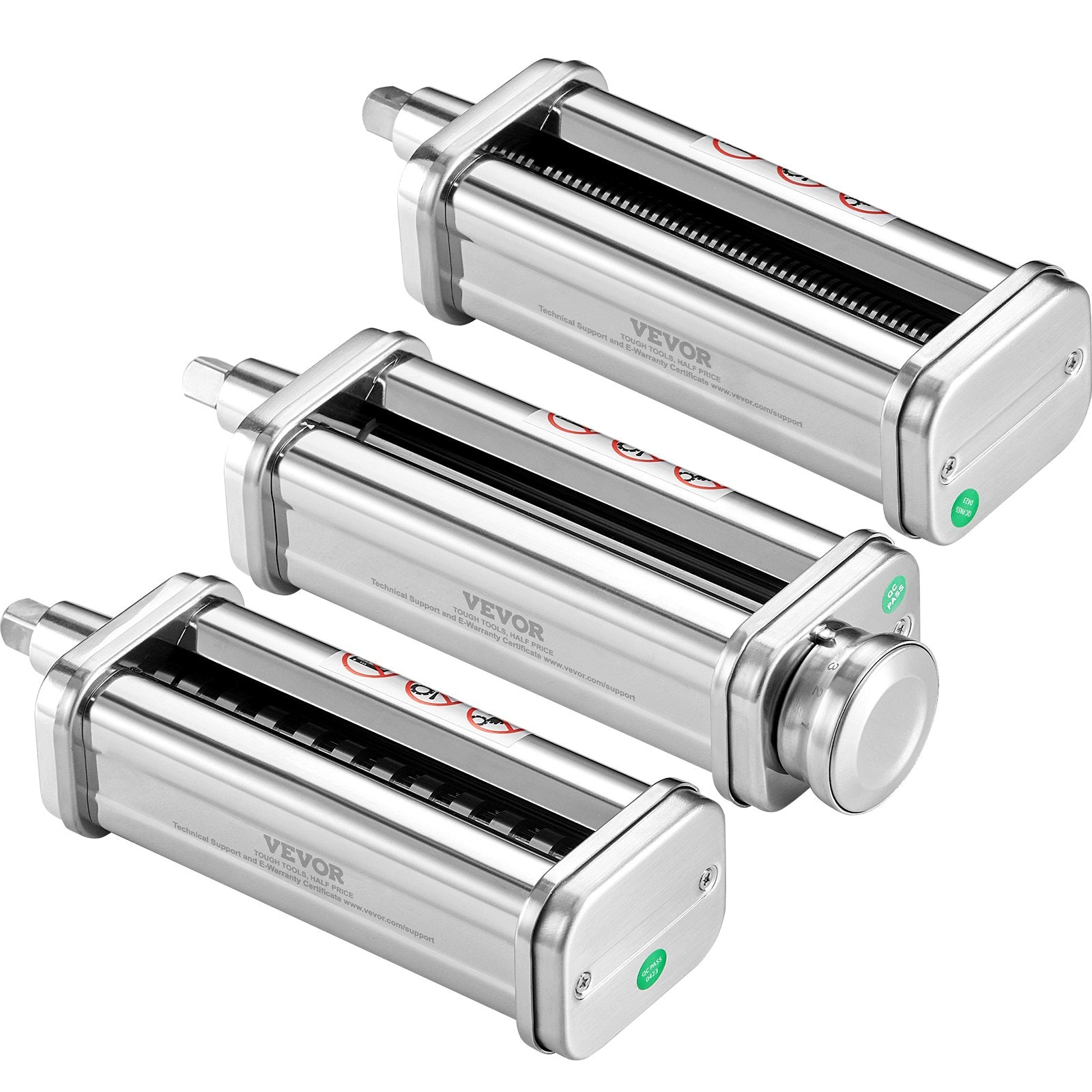 3Pcs Pasta Attachment for KitchenAid Stand Mixer Pasta Roller Cutter Set V952-YDLMGL3JT000SQV28V0