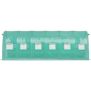Walk-in Tunnel Greenhouse Galvanized Frame Waterproof Cover 20x10x7 ft V952-YDSDWS20107FTIA39V0