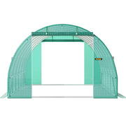 Walk-in Tunnel Greenhouse Galvanized Frame Waterproof Cover 20x10x7 ft V952-YDSDWS20107FTIA39V0
