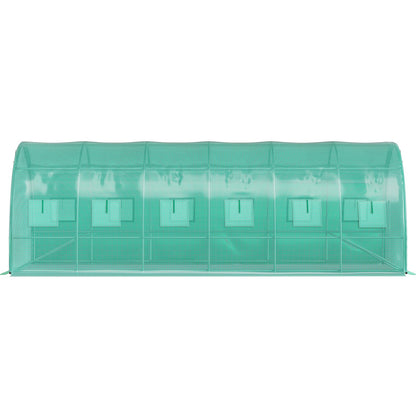 Walk-in Tunnel Greenhouse Galvanized Frame Waterproof Cover 20x10x7 ft V952-YDSDWS20107FTIA39V0