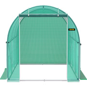 Walk-in Tunnel Greenhouse, 3 x 2 x 2 m, Portable Plant Hot House with Galvanised Steel Frame, 1 Top Bar, V952-YDSDWSL1077FTKHD5V0