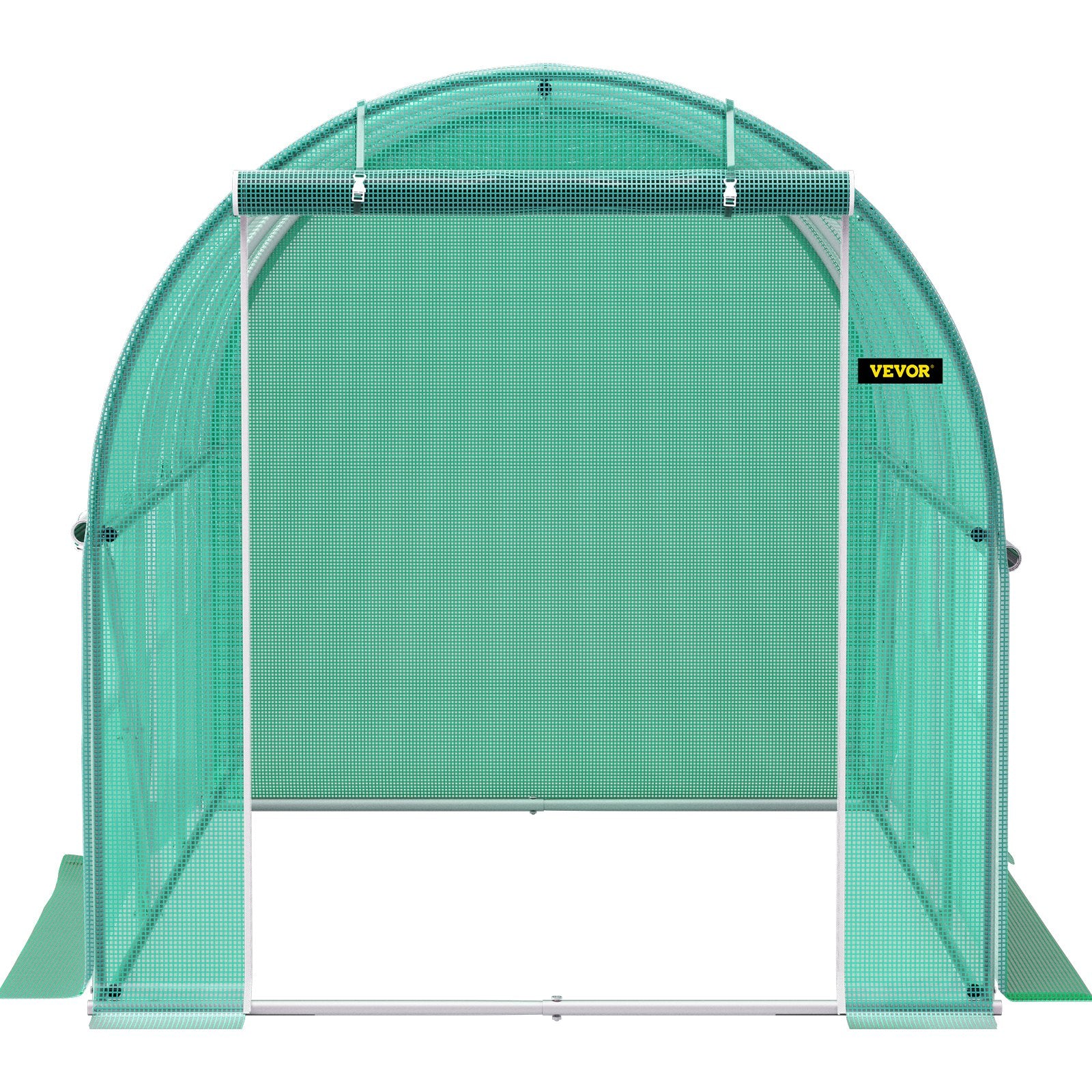 Walk-in Tunnel Greenhouse, 3 x 2 x 2 m, Portable Plant Hot House with Galvanised Steel Frame, 1 Top Bar, V952-YDSDWSL1077FTKHD5V0