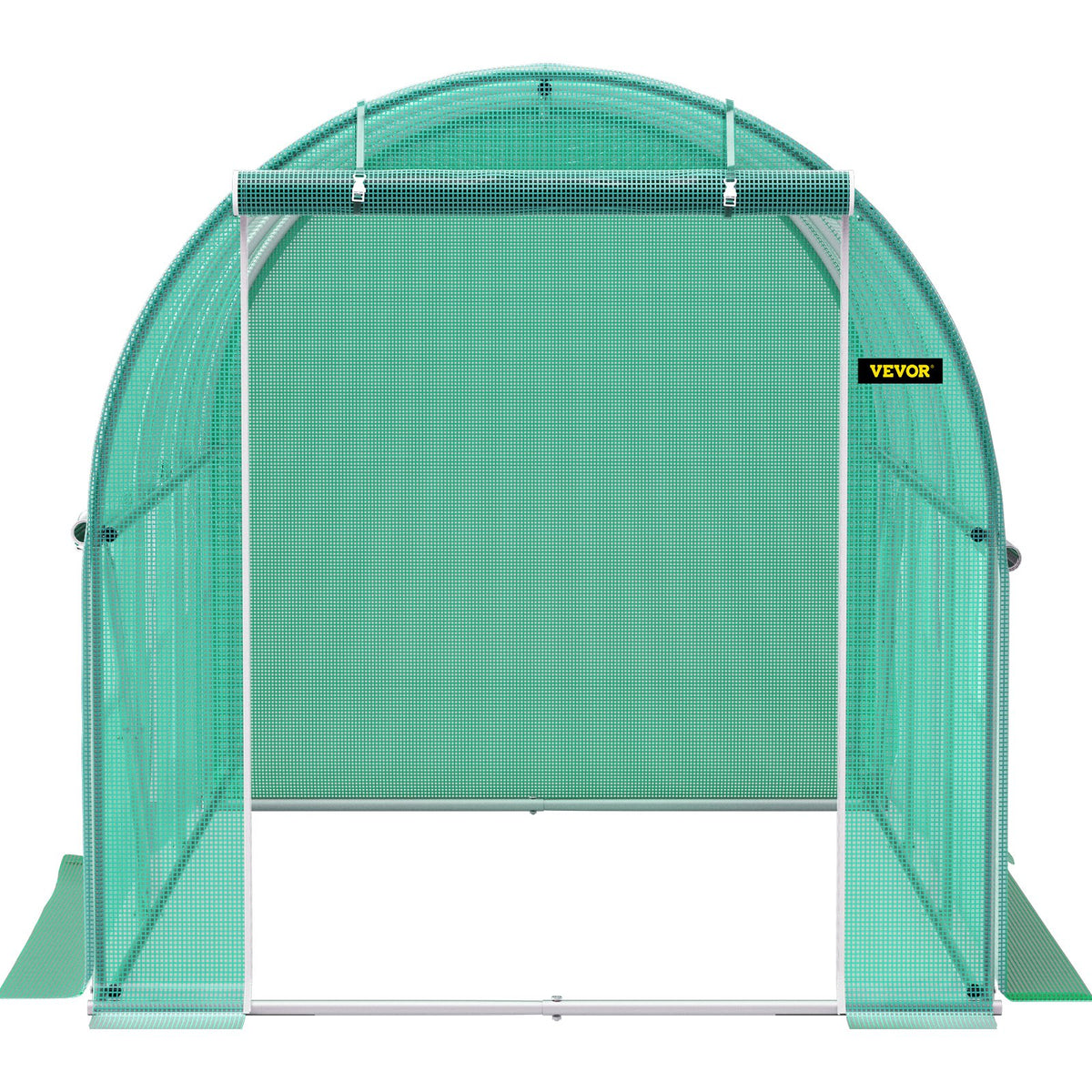 Walk-in Tunnel Greenhouse, 3 x 2 x 2 m, Portable Plant Hot House with Galvanised Steel Frame, 1 Top Bar, V952-YDSDWSL1077FTKHD5V0