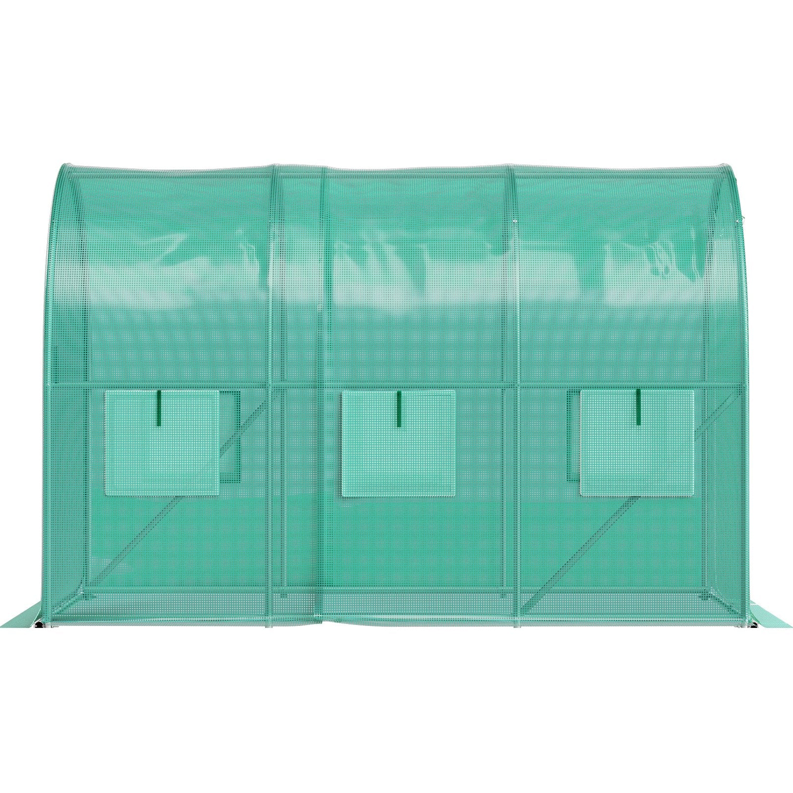Walk-in Tunnel Greenhouse, 3 x 2 x 2 m, Portable Plant Hot House with Galvanised Steel Frame, 1 Top Bar, V952-YDSDWSL1077FTKHD5V0