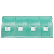 Walk-in Tunnel Greenhouse Galvanized Frame & Waterproof Cover 15x7x7 ft V952-YDSDWSL1577FTL1FIV0