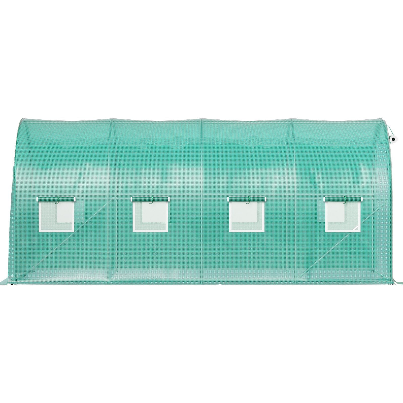 Walk-in Tunnel Greenhouse Galvanized Frame & Waterproof Cover 15x7x7 ft V952-YDSDWSL1577FTL1FIV0