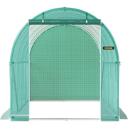Walk-in Tunnel Greenhouse Galvanized Frame & Waterproof Cover 15x7x7 ft V952-YDSDWSL1577FTL1FIV0