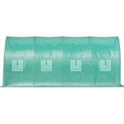 Walk-in Tunnel Greenhouse Galvanized Frame & Waterproof Cover 15x7x7 ft V952-YDSDWSL1577FTL1FIV0