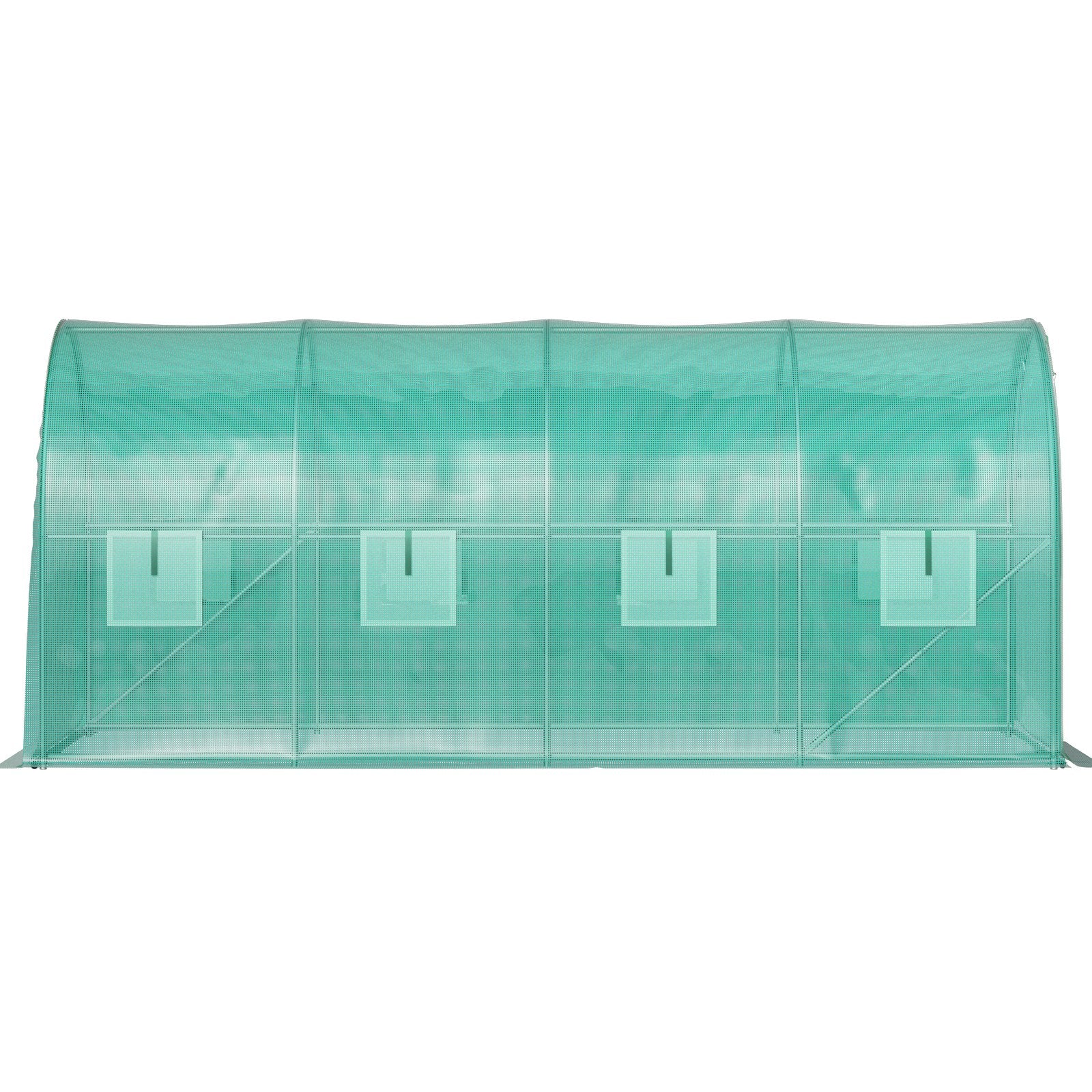 Walk-in Tunnel Greenhouse Galvanized Frame & Waterproof Cover 15x7x7 ft V952-YDSDWSL1577FTL1FIV0