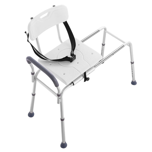 Sliding Tub Transfer Bench Shower Chair & Cut-Out Seat Reversible Backrest V952-YDSYGZYTLSLBHHUJMV0
