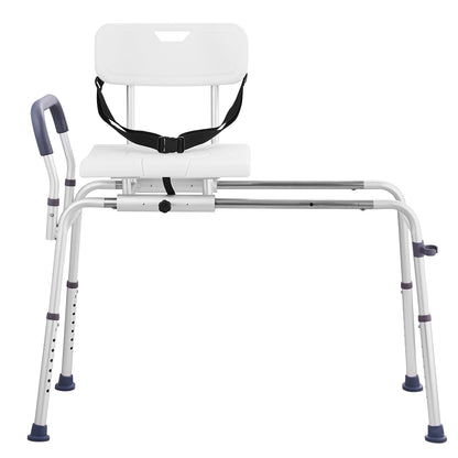 Sliding Tub Transfer Bench Shower Chair & Cut-Out Seat Reversible Backrest V952-YDSYGZYTLSLBHHUJMV0