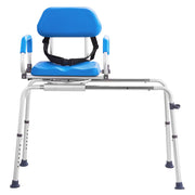 Sliding Tub Transfer Bench with 360 Degree Swivel Seat, Sliding Shower Chair with Pivoting Armrest & Padded V952-YDSYGZYTLSLK85WSBV0