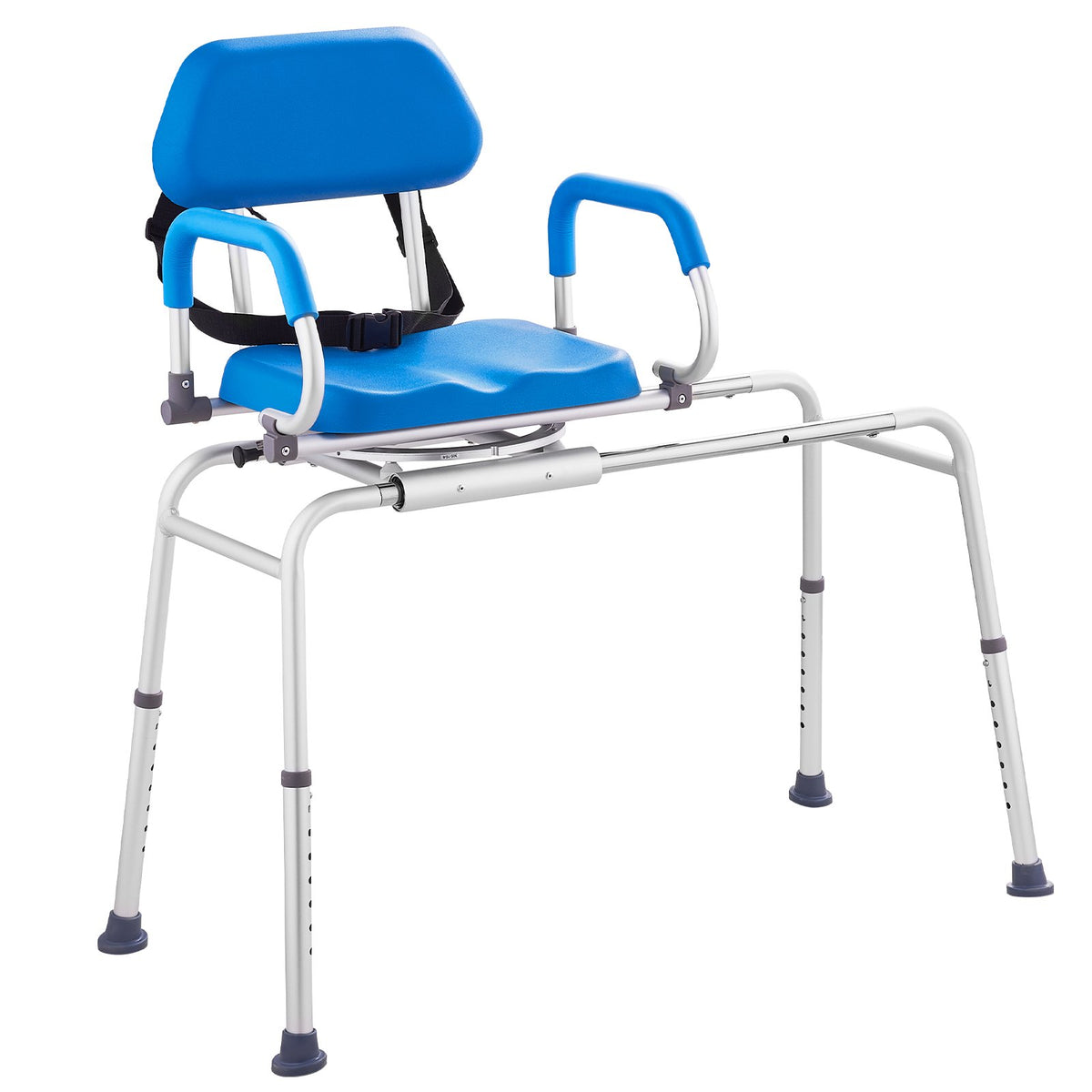 Sliding Tub Transfer Bench with 360 Degree Swivel Seat, Sliding Shower Chair with Pivoting Armrest & Padded V952-YDSYGZYTLSLK85WSBV0
