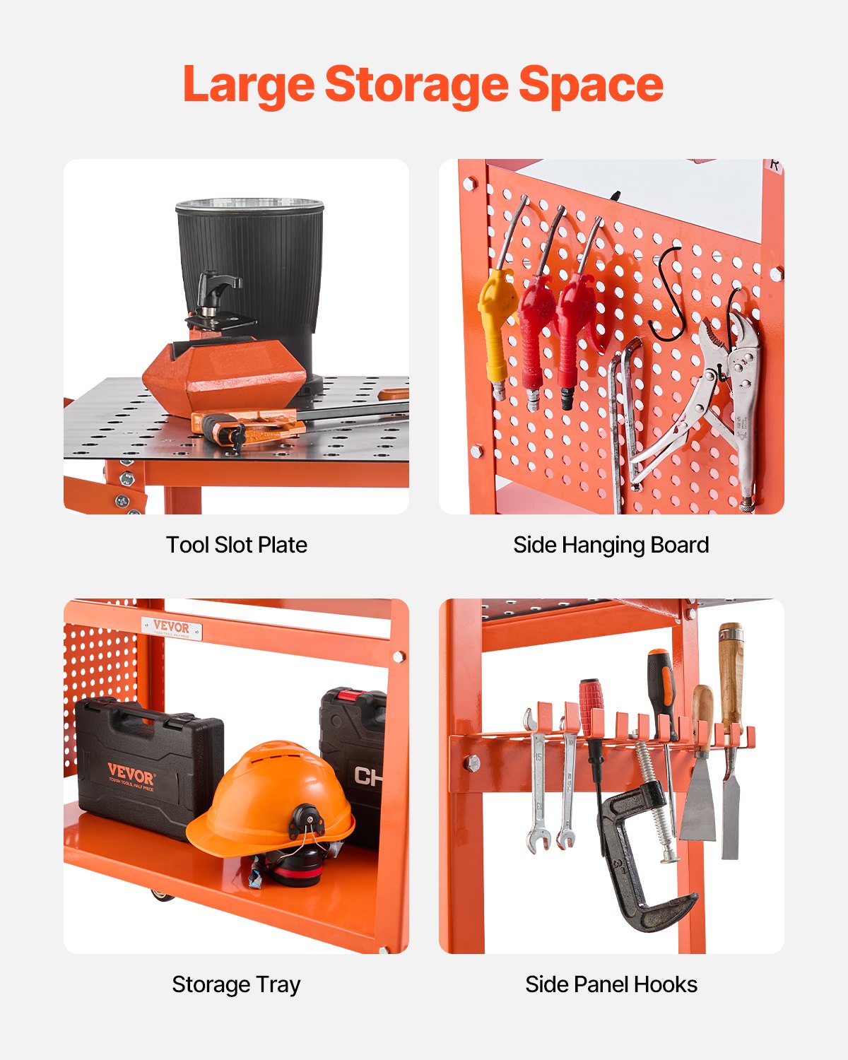 Welding Table 40"x24" Welding Workbench with 800LBS Static Weight Capacity V952-YDXHZ800LB369KJXOV0