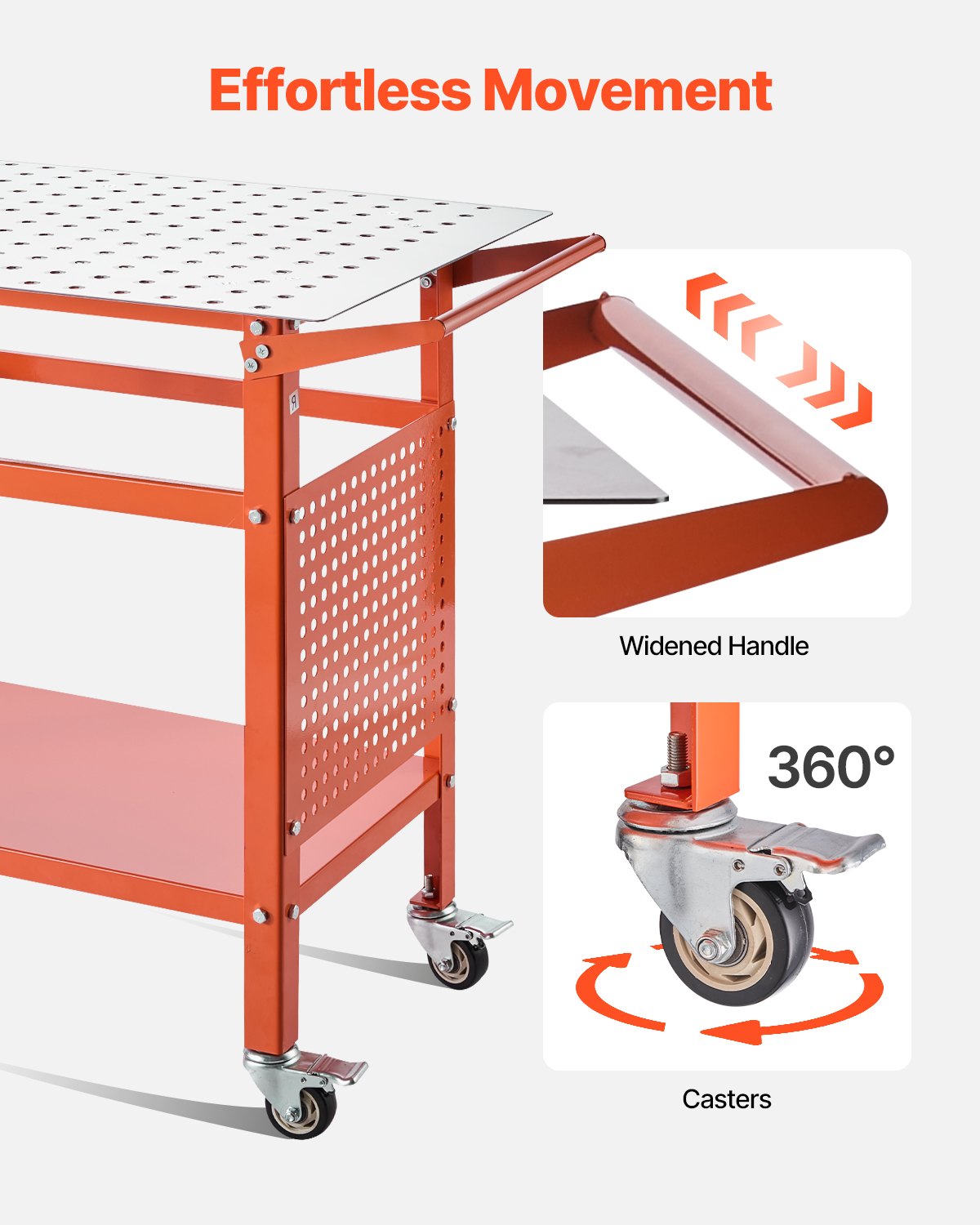 Welding Table 40"x24" Welding Workbench with 800LBS Static Weight Capacity V952-YDXHZ800LB369KJXOV0