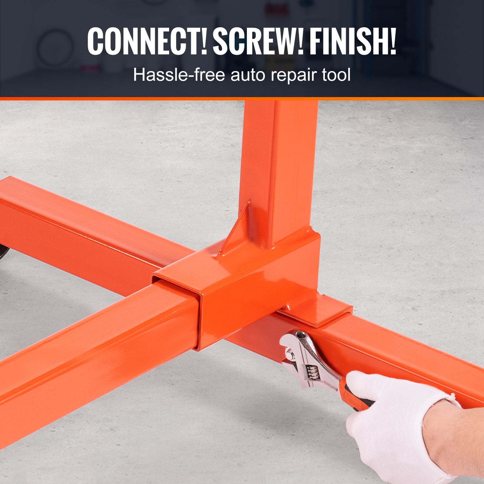 Engine Stand 750LBS Motor Hoist Dolly 360 Degree Adjustable Mounting Head V952-YDXZSF750LBS4870PV0