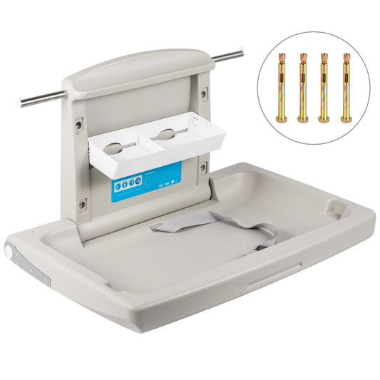 Horizontal Baby Changing Table Wall-mounted Baby Diaper Changing Station Vertical Fold Down Baby Changing V952-YENBGHZ0000000001V0