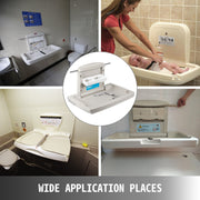 Horizontal Baby Changing Table Wall-mounted Baby Diaper Changing Station Vertical Fold Down Baby Changing V952-YENBGHZ0000000001V0