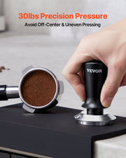 51mm/53mm/58mm Espresso Tamper Stainless Steel Coffee Tamper with Spring V952-YFC53MMBXGLLW3AILV0