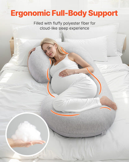 Pregnancy Pillow, C-Shaped Full Body Maternity Pillow, Ultra-Soft and Breathable Pregnant Support Pillows V952-YFZTBWSCXYTSN5OZWV0