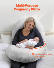 Pregnancy Pillow, C-Shaped Full Body Maternity Pillow, Ultra-Soft and Breathable Pregnant Support Pillows V952-YFZTBWSCXYTSN5OZWV0