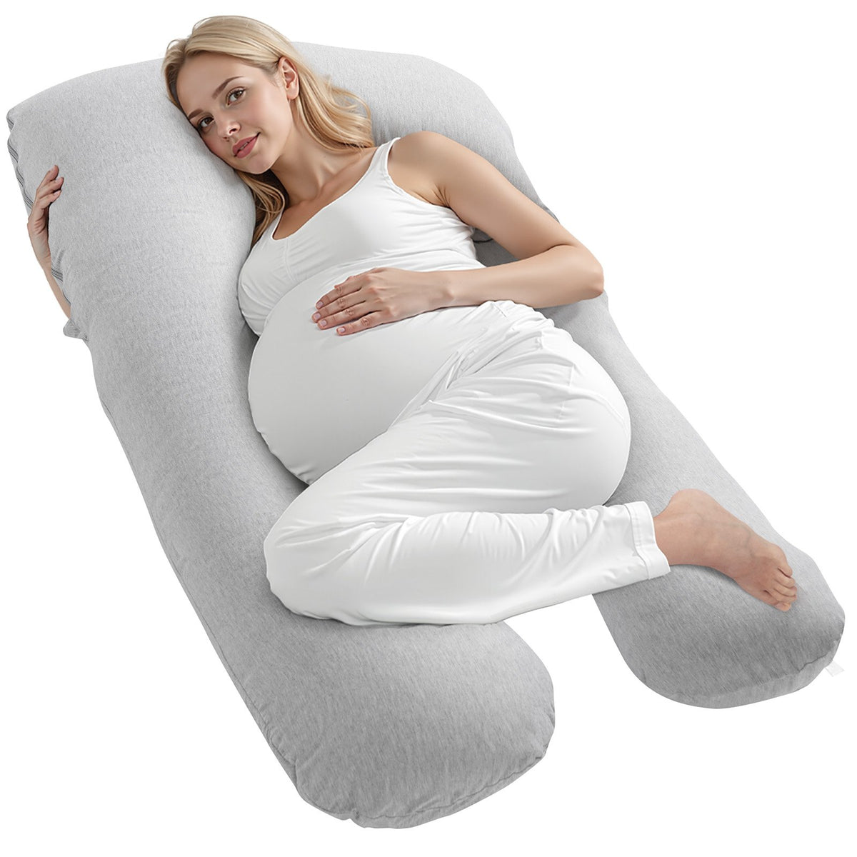 Pregnancy Pillow, U-Shaped Full Body Maternity Pillow for Pregnant Women, Soft and Breathable Pregnant V952-YFZTBWSUXEHY28V9SV0