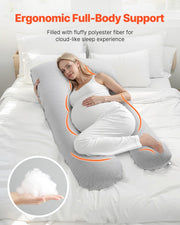 Pregnancy Pillow, U-Shaped Full Body Maternity Pillow for Pregnant Women, Soft and Breathable Pregnant V952-YFZTBWSUXEHY28V9SV0