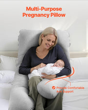 Pregnancy Pillow, U-Shaped Full Body Maternity Pillow for Pregnant Women, Soft and Breathable Pregnant V952-YFZTBWSUXEHY28V9SV0